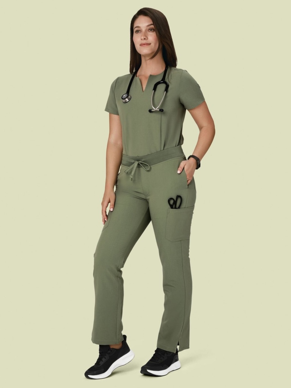 Mandala Women’s Medical Scrub Pants & Top Set